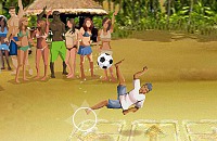 Speel nu het nieuwe voetbal spelletje Beachvoetbal Vaardigheden