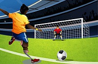Speel nu het nieuwe voetbal spelletje Penalties Schieten 2012