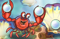 Glückliche Krabbe