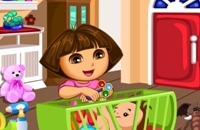 Dora De Baby Caring Slacking