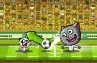 Speel nu het nieuwe voetbal spelletje Puppet Soccer Zoo
