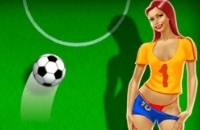 Speel nu het nieuwe voetbal spelletje Voetbal Meisje