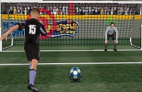 Speel nu het nieuwe voetbal spelletje 3D Penalty