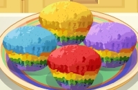 Sara's Cooking Class Rainbow Cupcakes